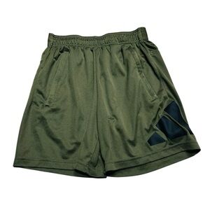 adidas Kids Olive Green Shorts